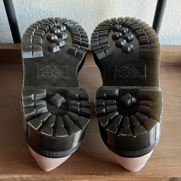 DR. MARTENS Bethan T-Bar Leather Platform Shoes NEW Sz 11 - Picture 8 of 8